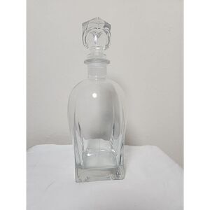 Vintage Luigi Bormioli Rossini Glass 3 Pint Decanter‎ With Stopper Made In Italy
